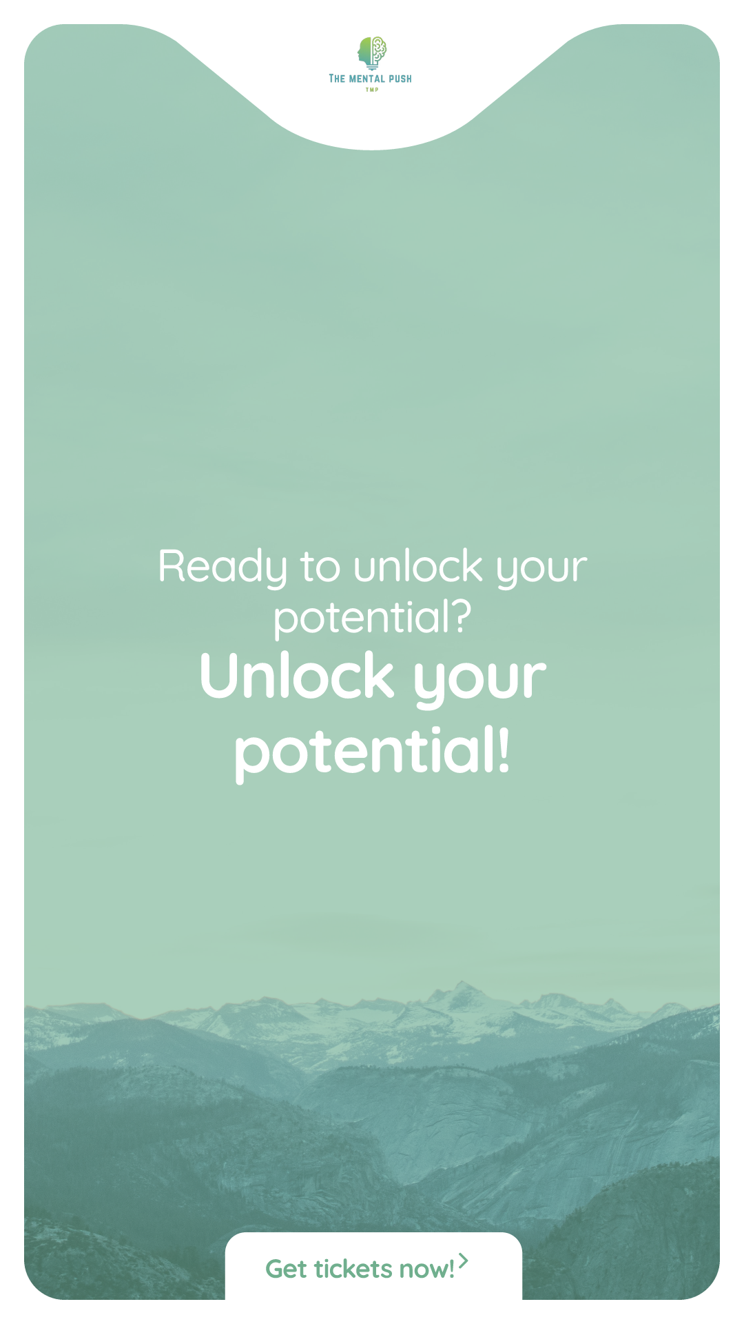Mental Push social story inviting the community to unlock their potential